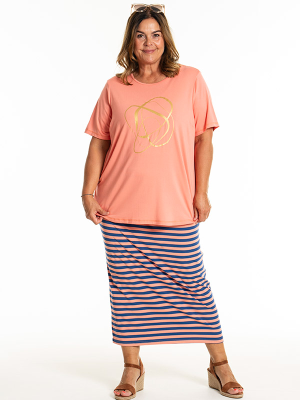 PENNIE - Plus Size Skjørt fra Gozzip