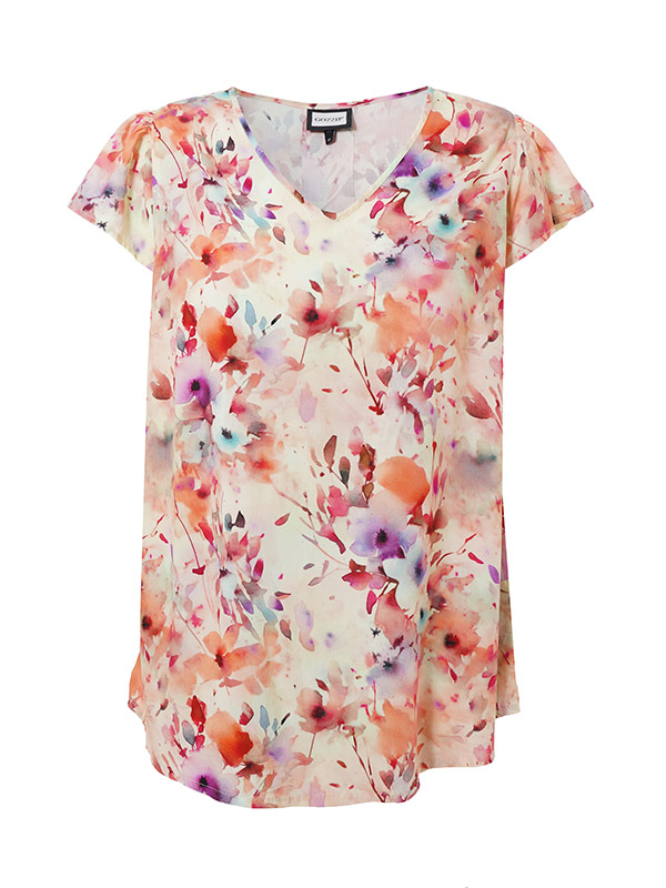 KETTI - Plus Size Bluse fra Gozzip