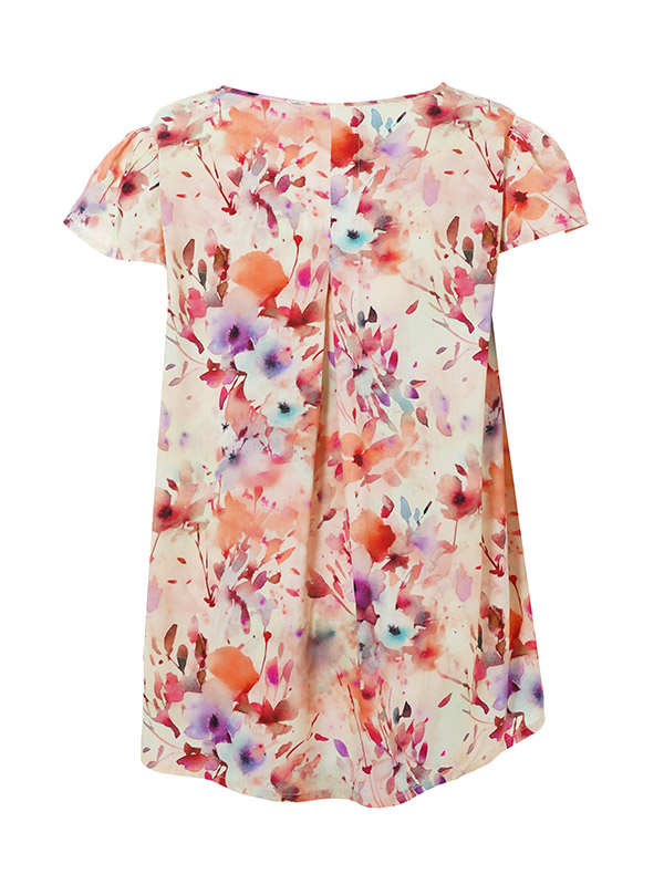 KETTI - Plus Size Bluse fra Gozzip