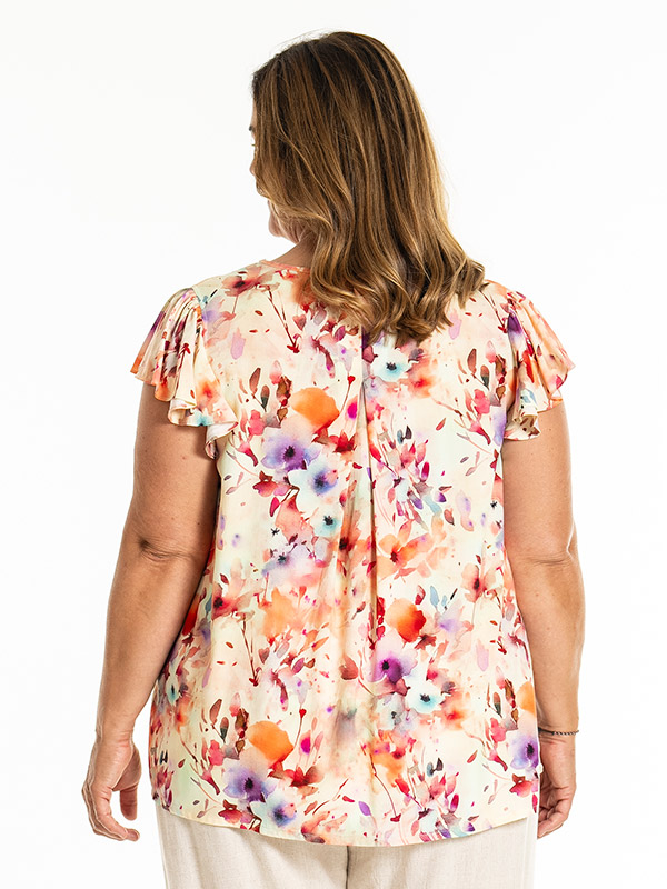 KETTI - Plus Size Bluse fra Gozzip