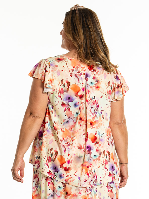 KETTI - Plus Size Bluse fra Gozzip
