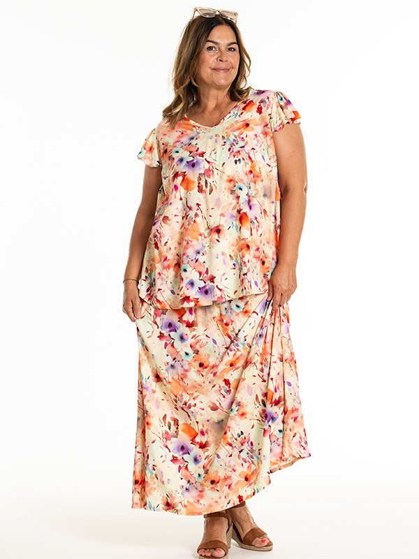 KETTI - Plus Size Bluse fra Gozzip