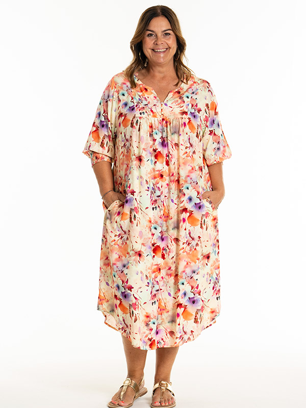 ALICE - Plus Size Kjole fra Gozzip