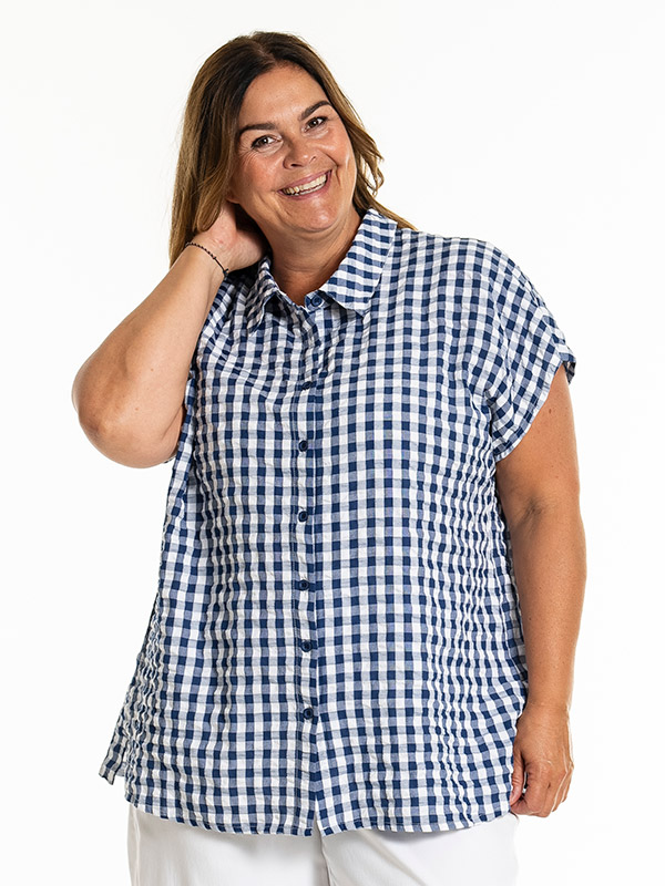 KAISA - Plus Size Skjorte fra Gozzip