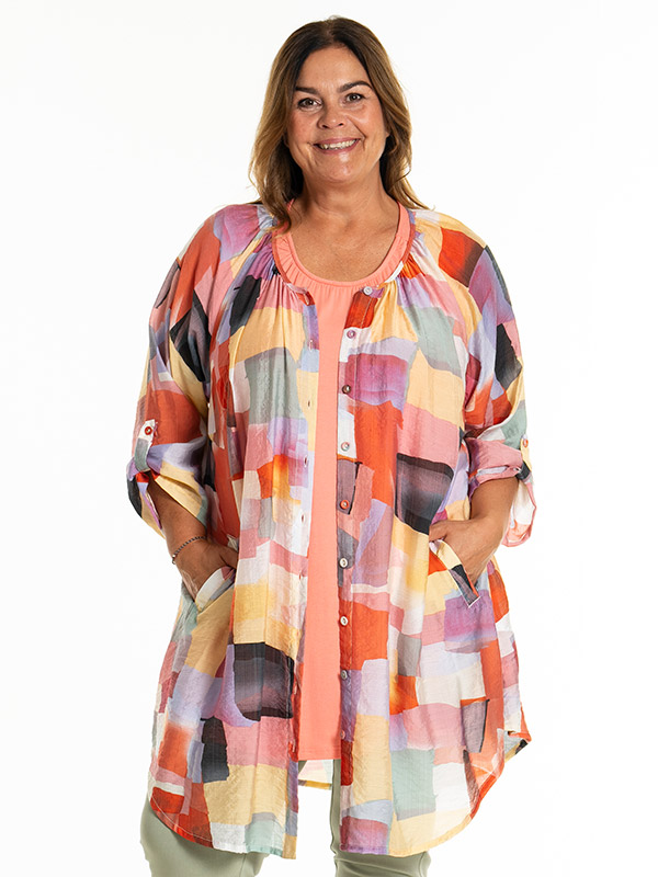 KEZIA - Plus Size Tunika fra Gozzip
