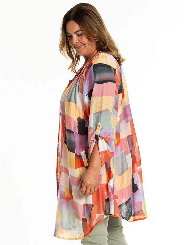 KEZIA - Plus Size Tunika fra Gozzip