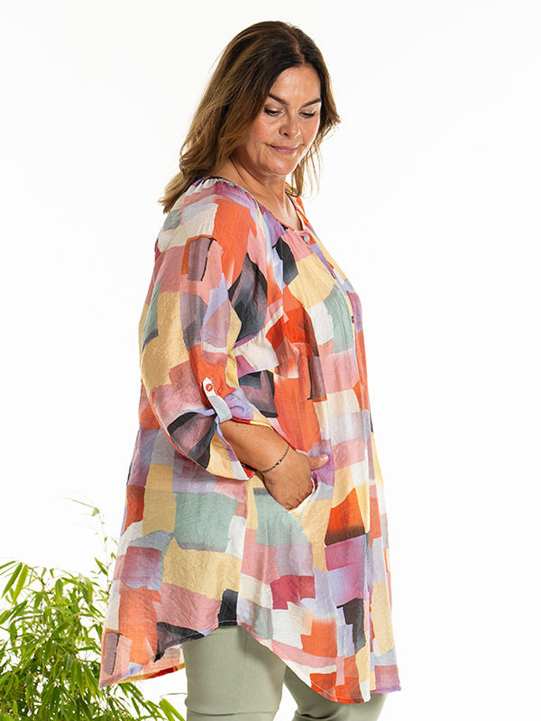 KEZIA - Plus Size Tunika fra Gozzip
