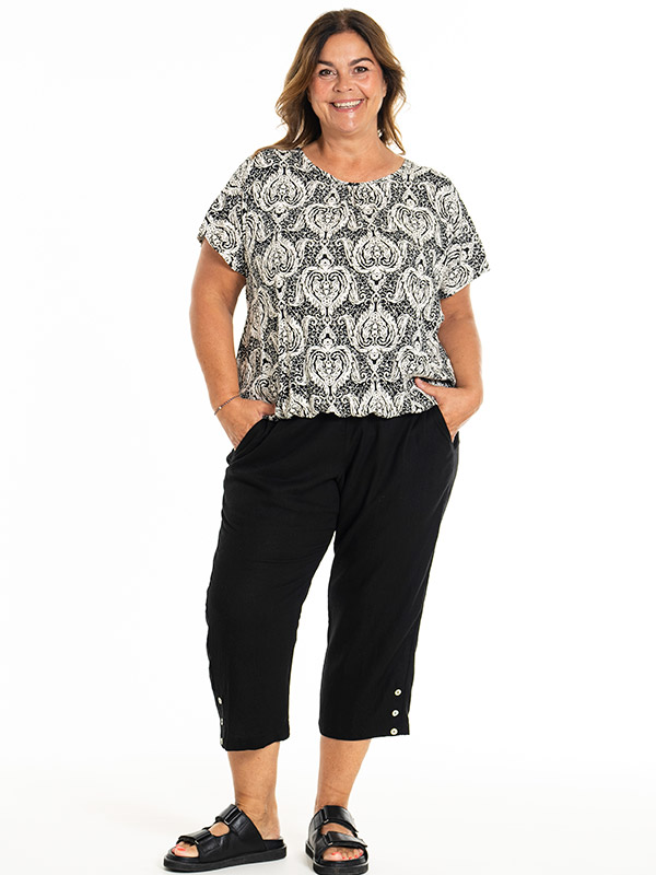 ELISE - Plus Size Bluse fra Gozzip