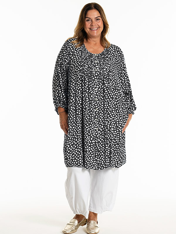 JOHANNE - Plus Size Tunika fra Gozzip