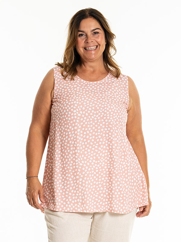 BEATA - Plus Size Topp fra Gozzip