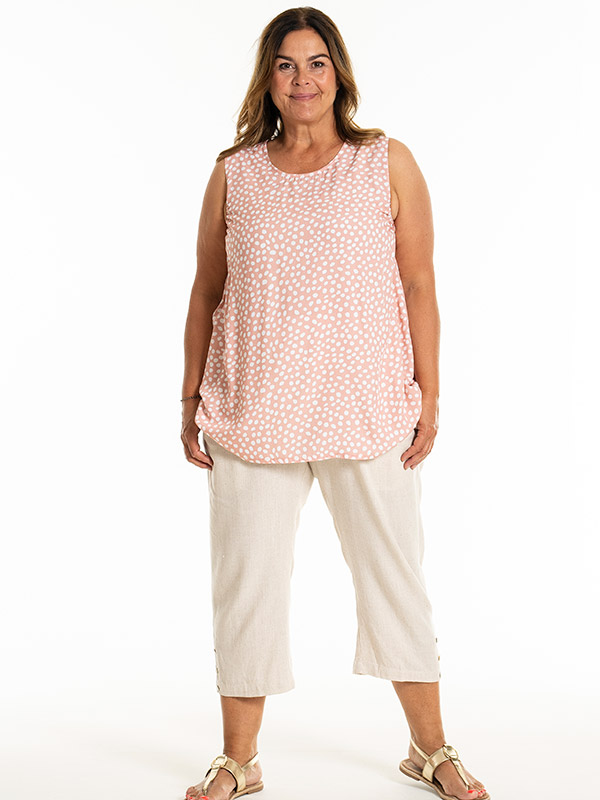 BEATA - Plus Size Topp fra Gozzip