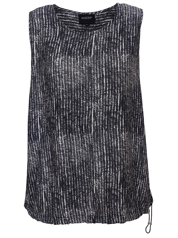 LORENA - Plus Size Topp fra Gozzip Black