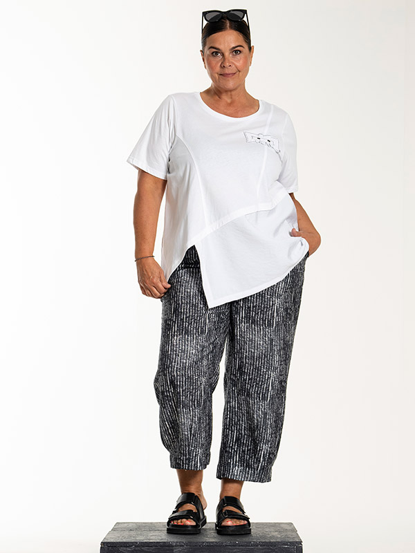 LINNA - Plus Size Bukser fra Gozzip Black