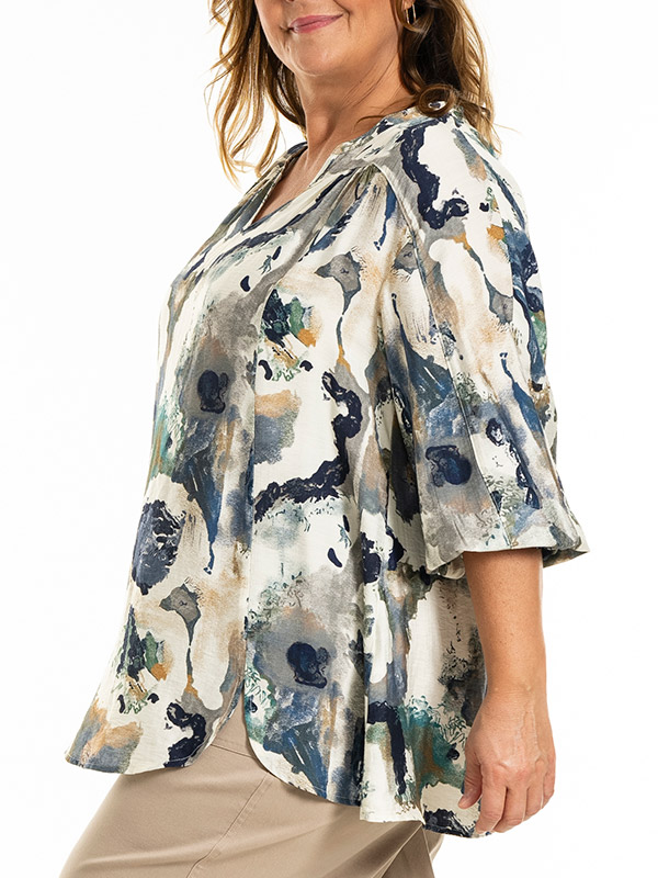 MALINA - Plus Size Bluse fra Gozzip
