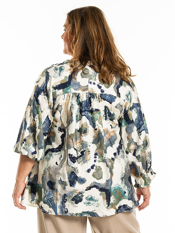 MALINA - Plus Size Bluse fra Gozzip