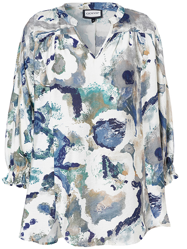 MALINA - Plus Size Bluse fra Gozzip