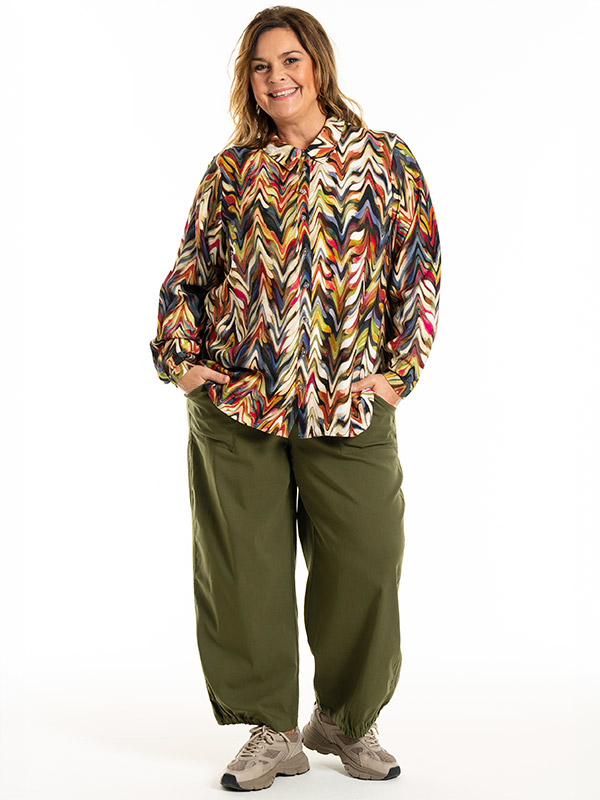 KARINA - Plus Size Skjorte fra Gozzip