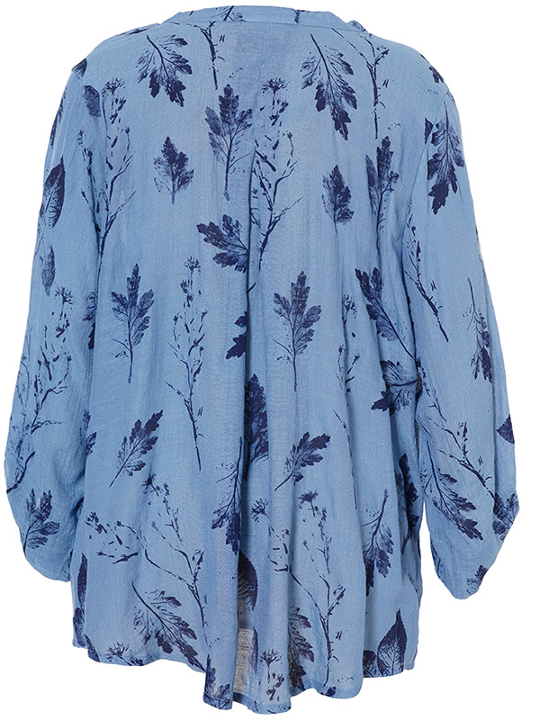 BILLIE - Plus Size Bluse fra Gozzip
