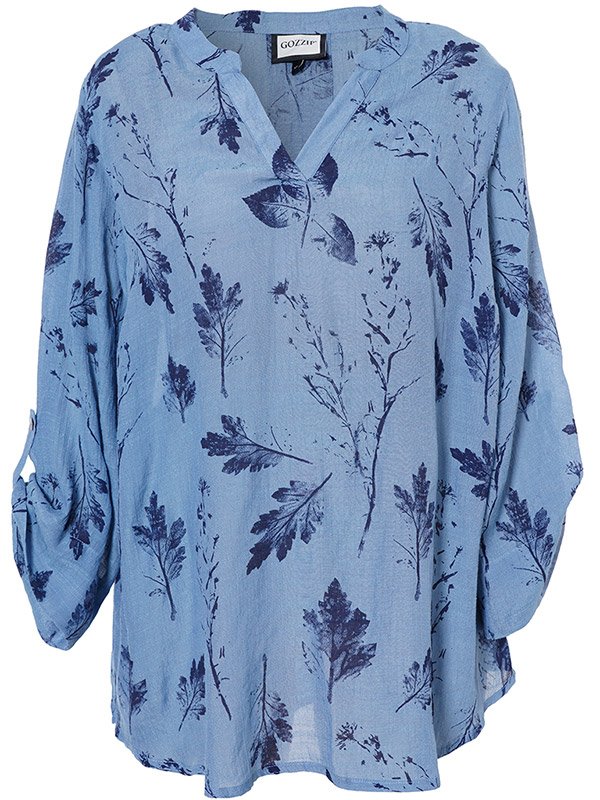 BILLIE - Plus Size Bluse fra Gozzip