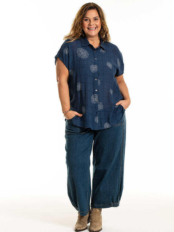 KAISA - Plus Size Skjorte fra Gozzip