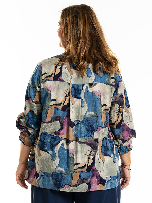 GHITA - Plus Size Bluse fra Gozzip