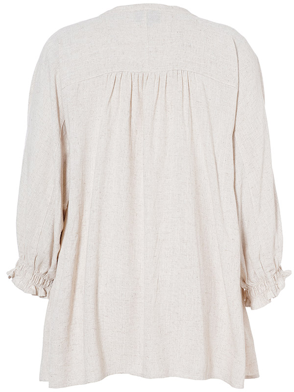 MIRJAM - Plus Size Bluse fra Gozzip