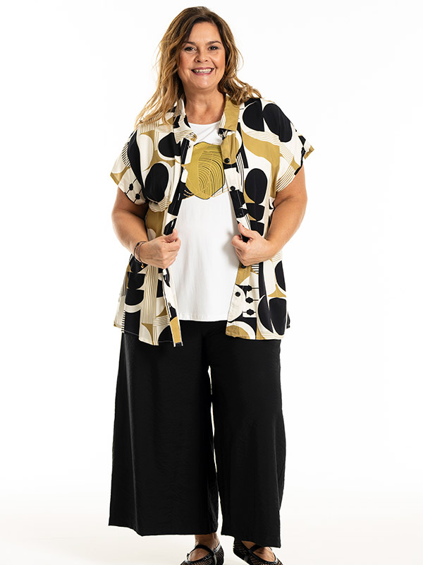 KAISA - Plus Size Skjorte fra Gozzip