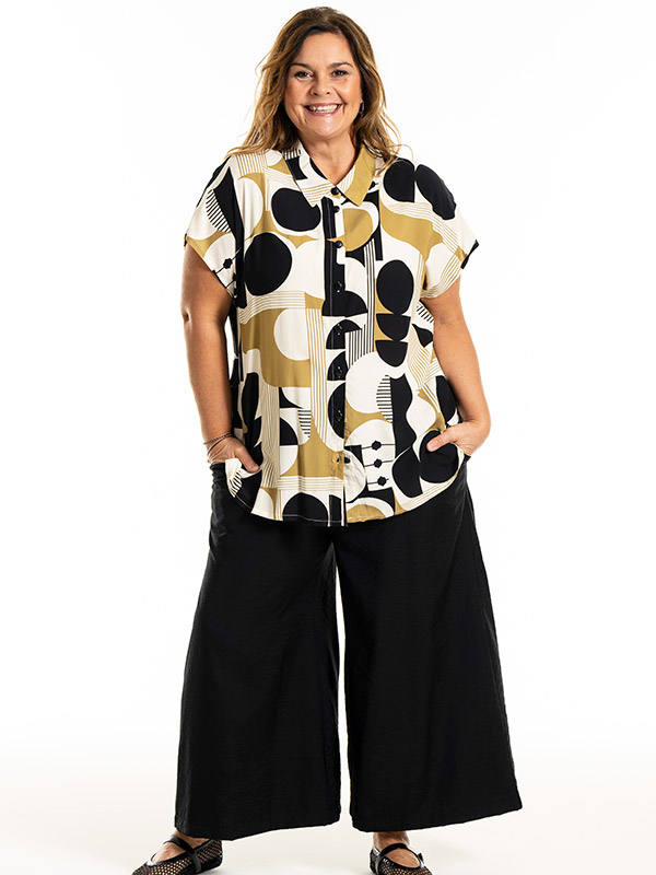 KAISA - Plus Size Skjorte fra Gozzip