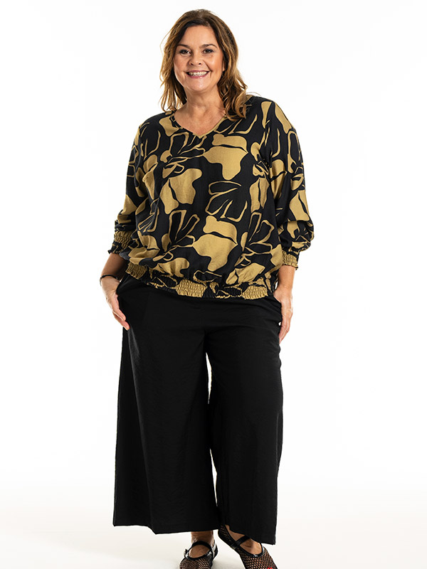 MIRABELLE - Plus Size Bluse fra Gozzip