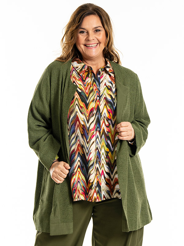JOSEFIN - Plus Size Cardigan fra Gozzip