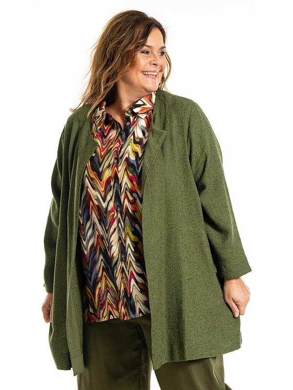JOSEFIN - Plus Size Cardigan fra Gozzip