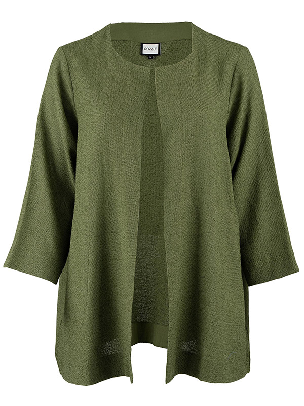 JOSEFIN - Plus Size Cardigan fra Gozzip