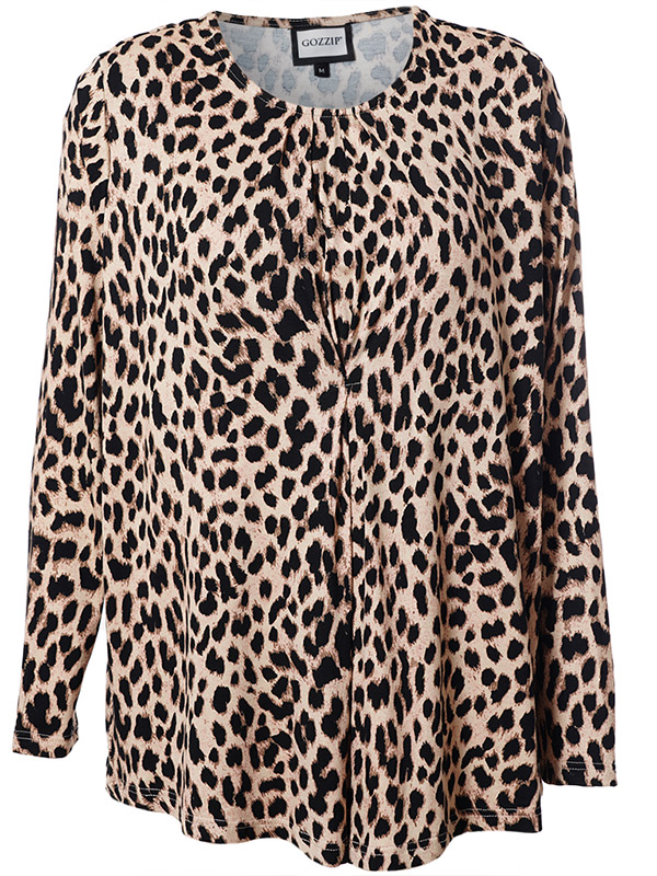 EMMA - Plus Size Bluse fra Gozzip