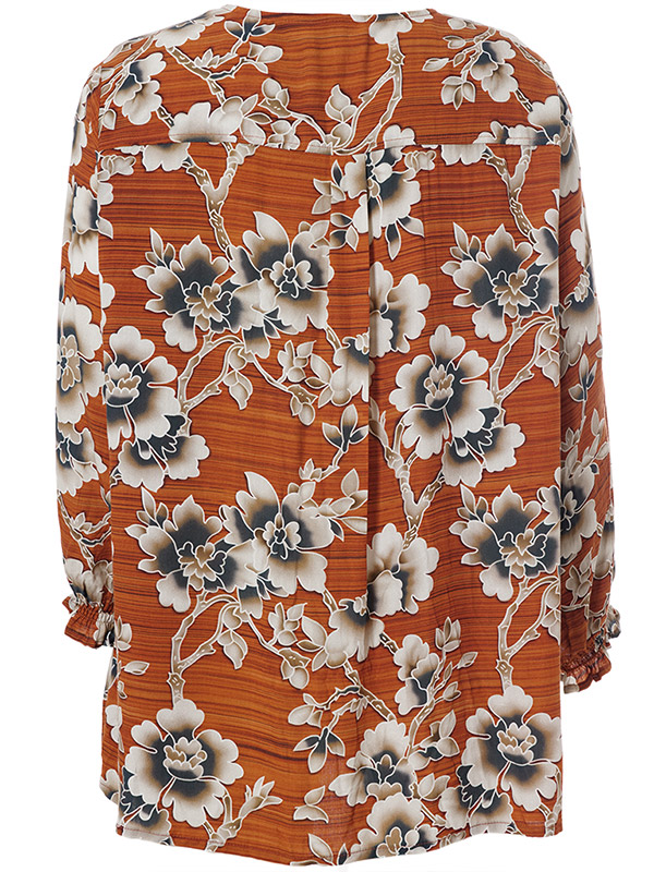 IBEN - Plus Size Bluse fra Gozzip