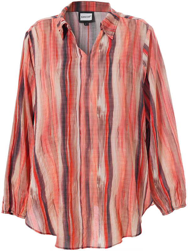 SOPHIA - Plus Size Bluse fra Gozzip