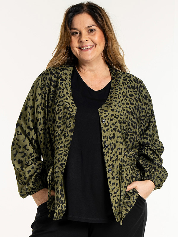 ELLIE - Plus Size Jakke fra Gozzip