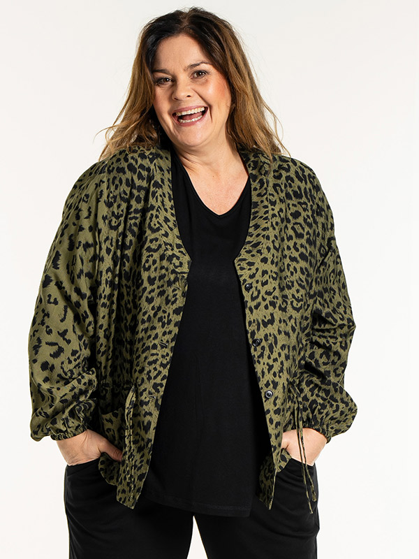 ELLIE - Plus Size Jakke fra Gozzip