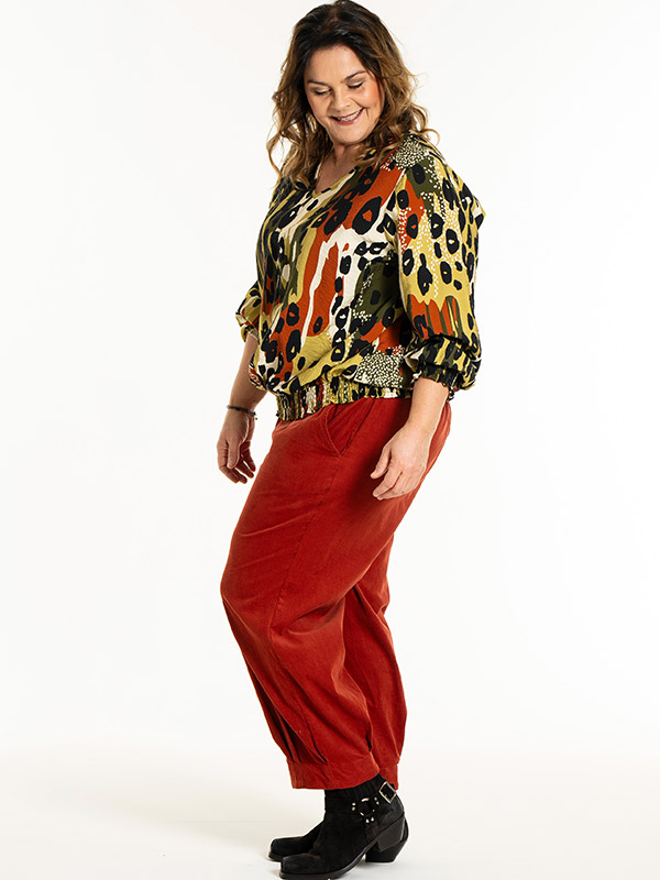 MIRABELLE - Plus Size Bluse fra Gozzip