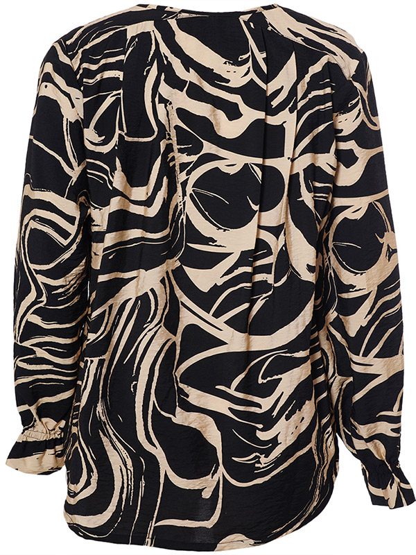 SOFIA - Plus Size Bluse fra Gozzip