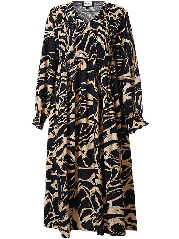 GITT - Plus Size Kjole fra Gozzip