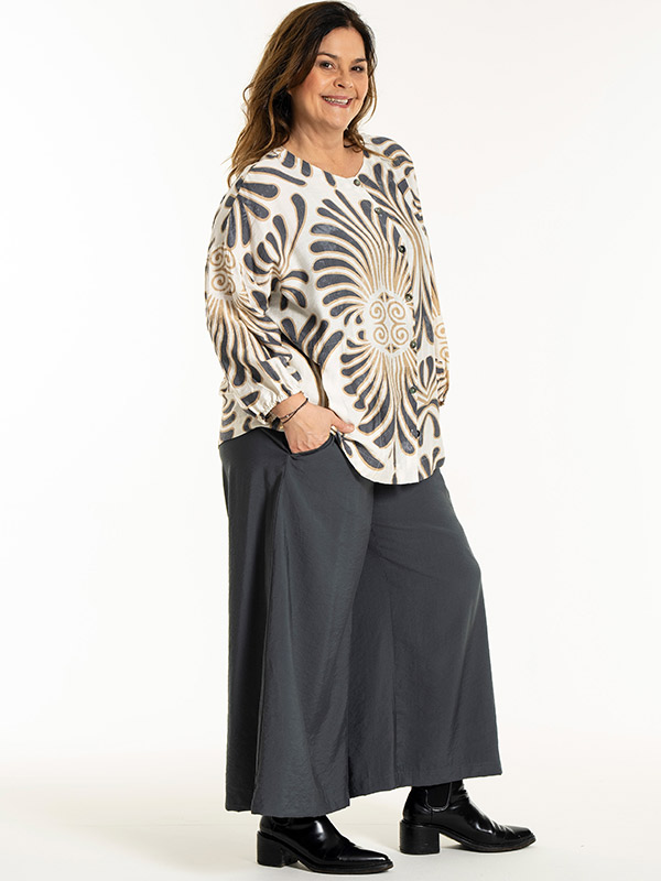 ANN-MARI - Plus Size Bluse fra Gozzip