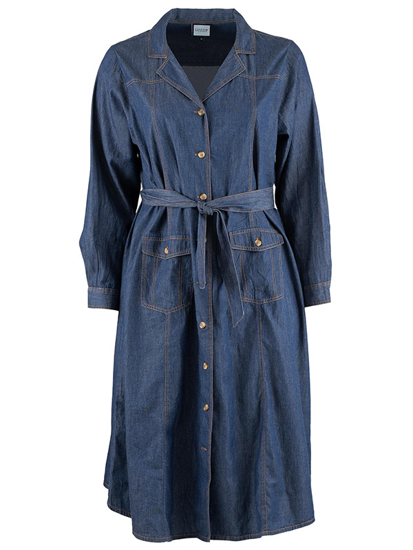 EVELYN - Plus Size Kjole fra Gozzip