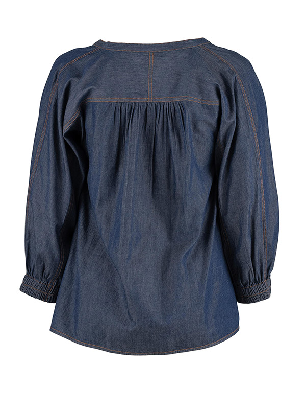 MILA - Plus Size Bluse fra Gozzip