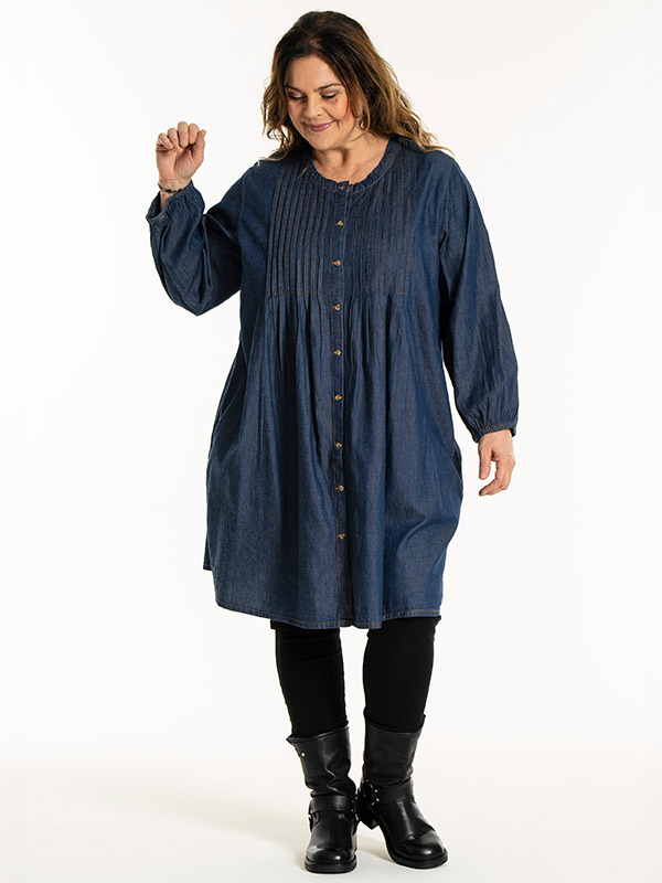 JOHANNE - Plus Size Tunika fra Gozzip
