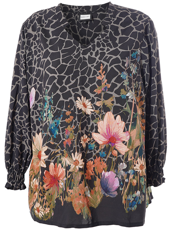 KETTY - Plus Size Bluse fra Gozzip