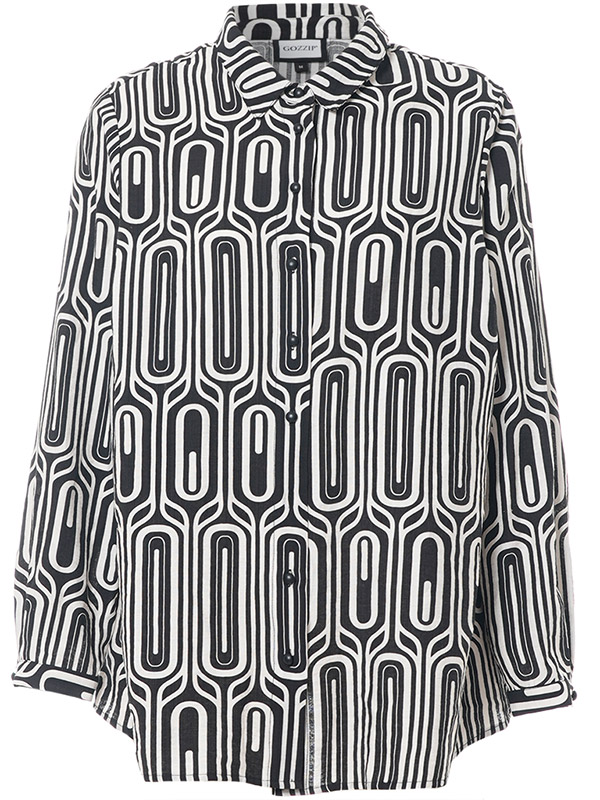GKARINA - Plus Size Skjorte fra Gozzip