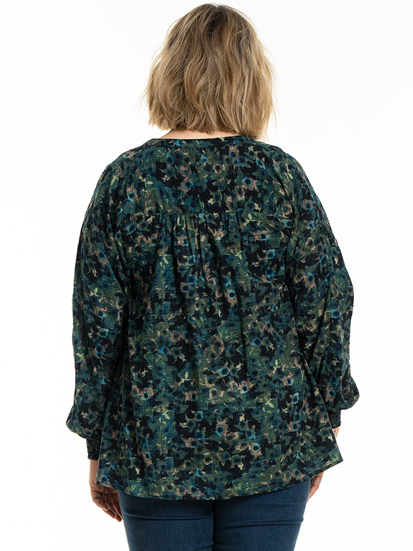 GMALINA - Plus Size Bluse fra Gozzip