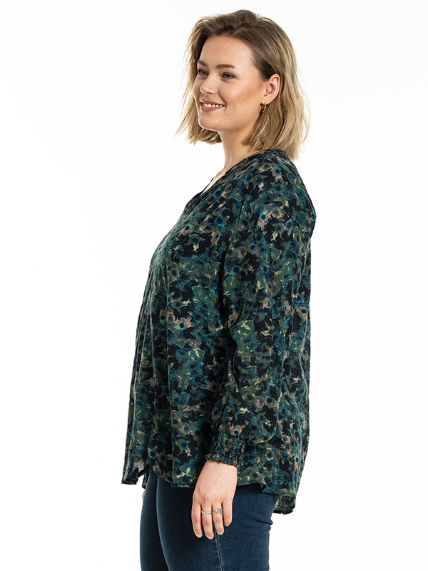 GMALINA - Plus Size Bluse fra Gozzip