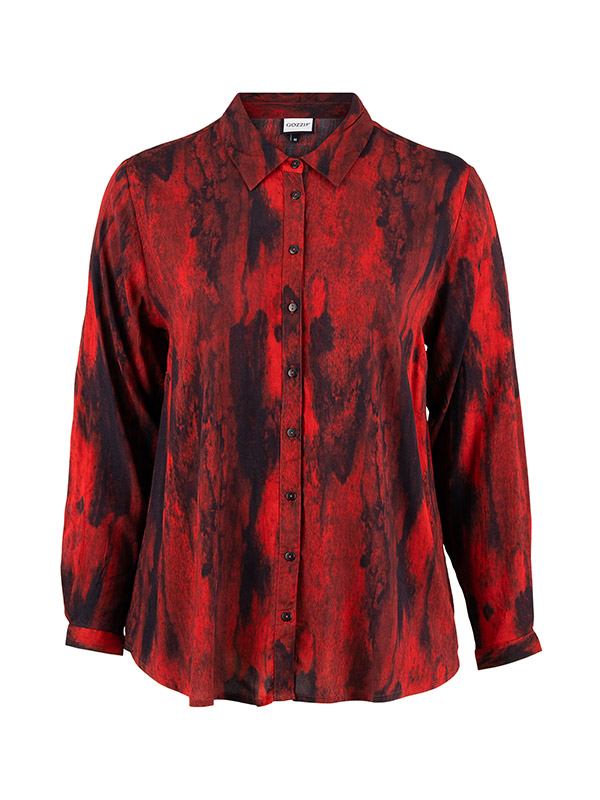 GKARINA - Plus Size Skjorte fra Gozzip