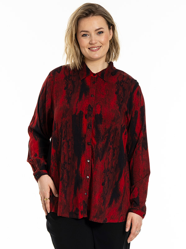 GKARINA - Plus Size Skjorte fra Gozzip